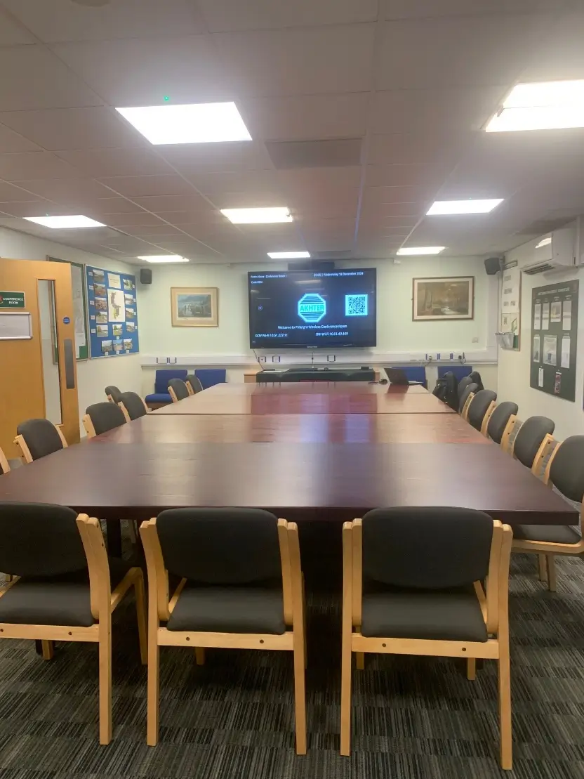 ATC Pirbright Soldier Academy conference room case study