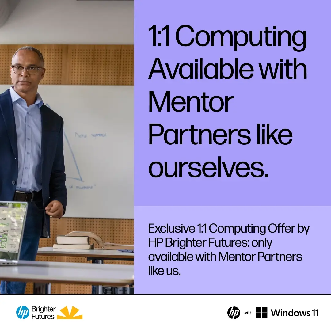 HP Brighter Futures exclusive 1:1 Computing offer
